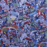 Tela Loneta Estampada Ruta 66 Verde Agua - Ribes y Casals