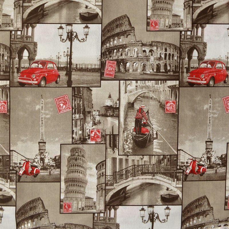 Canvas Fabric Italy Print - Ribes y Casals