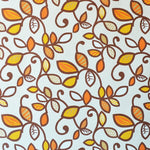 Canvas Fabric Branch Print Brown - Ribes y Casals