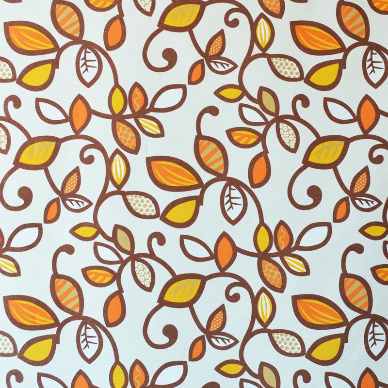 Canvas Fabric Branch Print Brown - Ribes y Casals