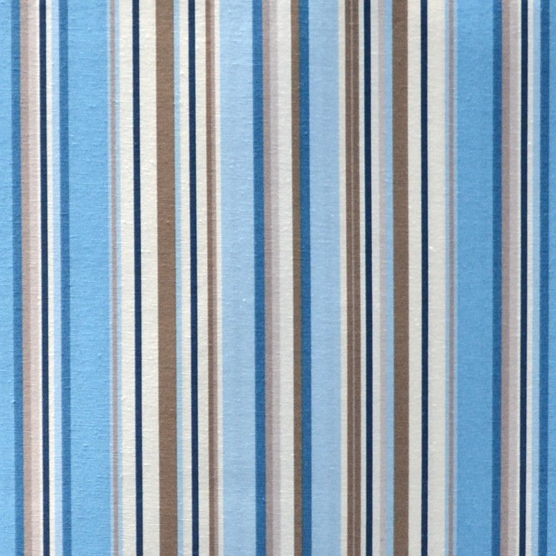 Canvas Fabric Stripe Print Blues - Ribes y Casals
