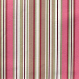 Canvas Fabric Stripe Print Pink - Ribes y Casals