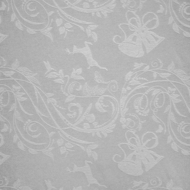 Cloth Christmas Decoration Silver Background - Ribes y Casals