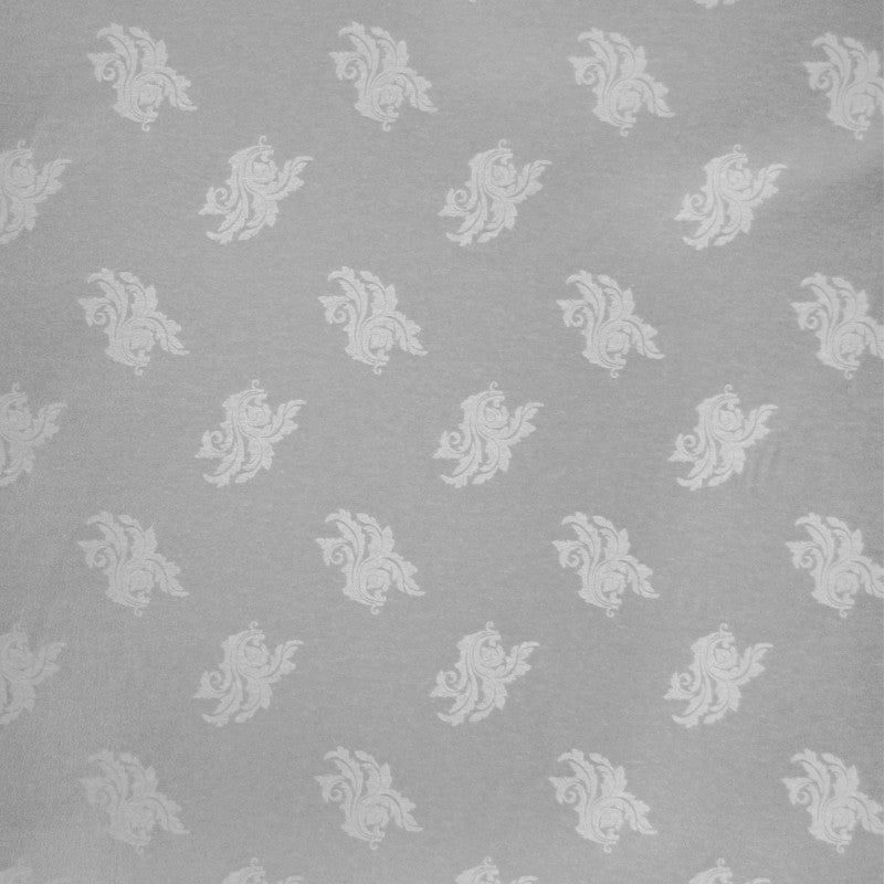 Cloth Christmas Leaves Silver Background - Ribes y Casals