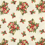 Holly Xmas Ecru Canvas - Ribes y Casals