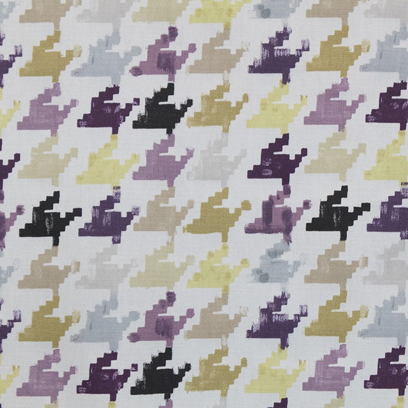 Cotton Cloth Panama Pixel Lila - Ribes y Casals