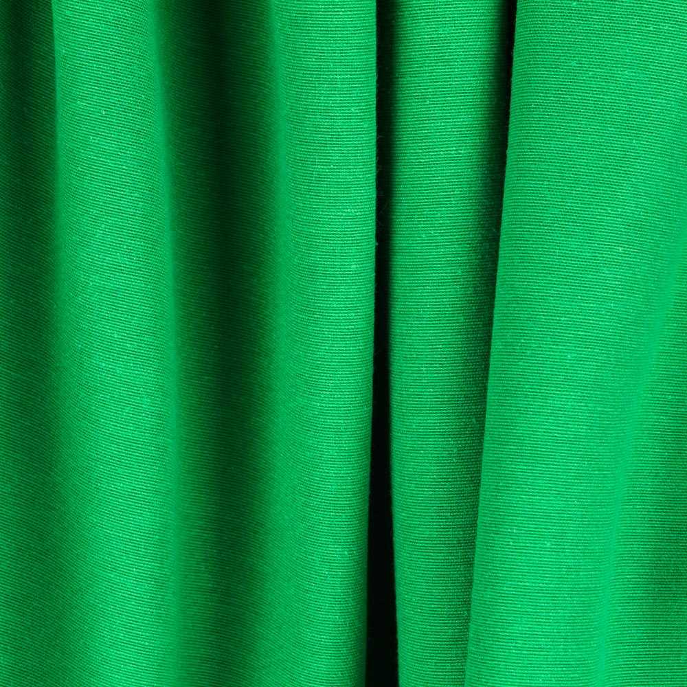Retal Tela Loneta Verde Croma 115x280cm - Ribes y Casals