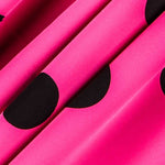 Black Polka Dot Fabric 55mm Fuchsia - Ribes y Casals
