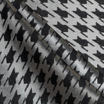 Lurex Fabric Houndstooth Silver - Ribes y Casals
