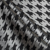 Lurex Fabric Houndstooth Silver - Ribes y Casals