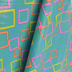 Lycra Print Cubic Turquoise - Ribes y Casals