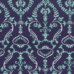 Lycra Fabric Mosaic Print Print Navy Blue - Ribes y Casals