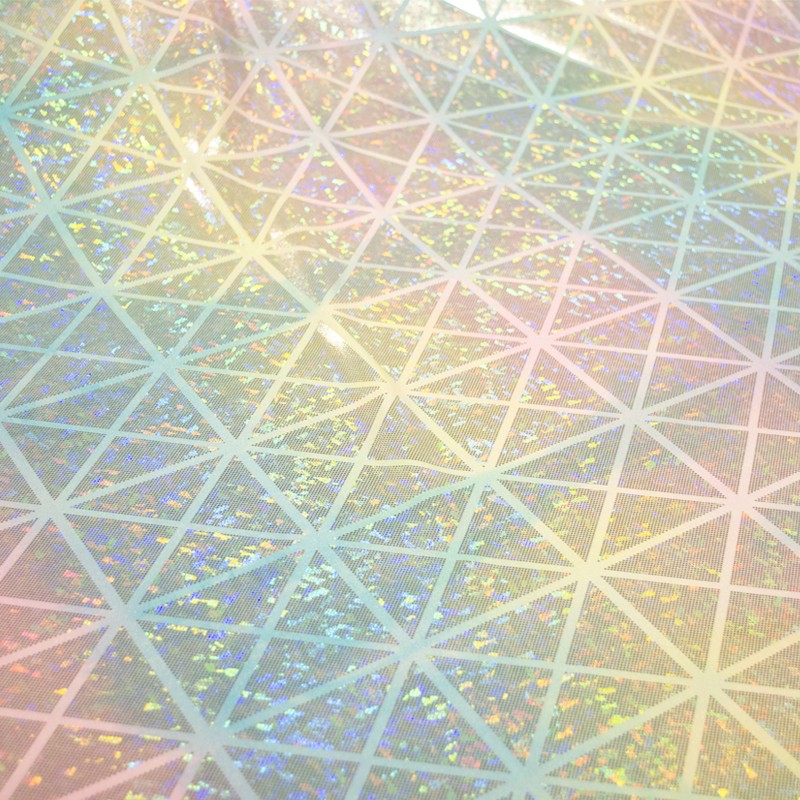 Lycra Hologram Diamonds Multicolor - Ribes y Casals