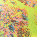 Lycra Holograph Explosion Yellow - Ribes y Casals