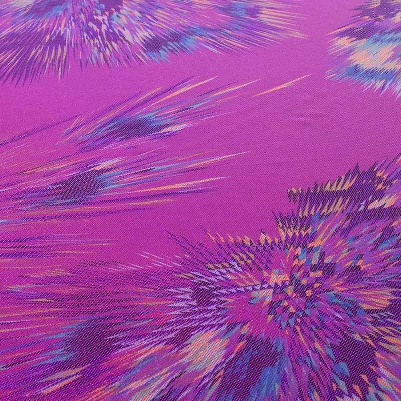 Lycra Holograph Explosion Fuchsia - Ribes y Casals