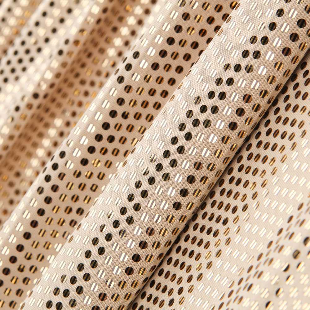 Gold Sequined Lycra Fabric - Ribes y Casals