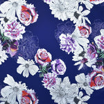 Mikado Fabric Flower Strong Blue - Ribes y Casals