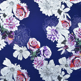 Mikado Fabric Flower Strong Blue - Ribes y Casals
