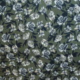 Floral Mikado Fabric Khaki Background - Ribes y Casals