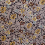Mikado Floral Fabric Toasted Background - Ribes y Casals