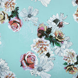 Mikado Fabric Flower Aqua - Ribes y Casals