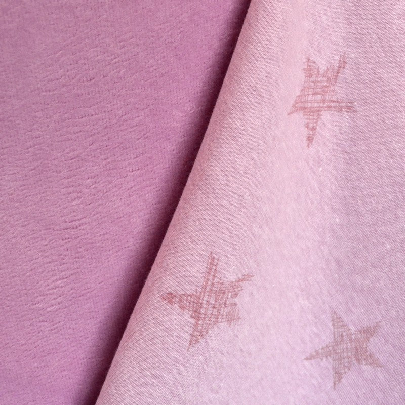 Printed Stretch Minky Pink - Ribes y Casals