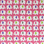 Minky Elephants Pink - Ribes y Casals