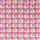 Minky Elephants Pink - Ribes y Casals