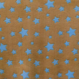 Minky Fabric Star Print Sky Blue - Ribes y Casals