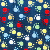 Minky Prints Navy Blue Background - Ribes y Casals
