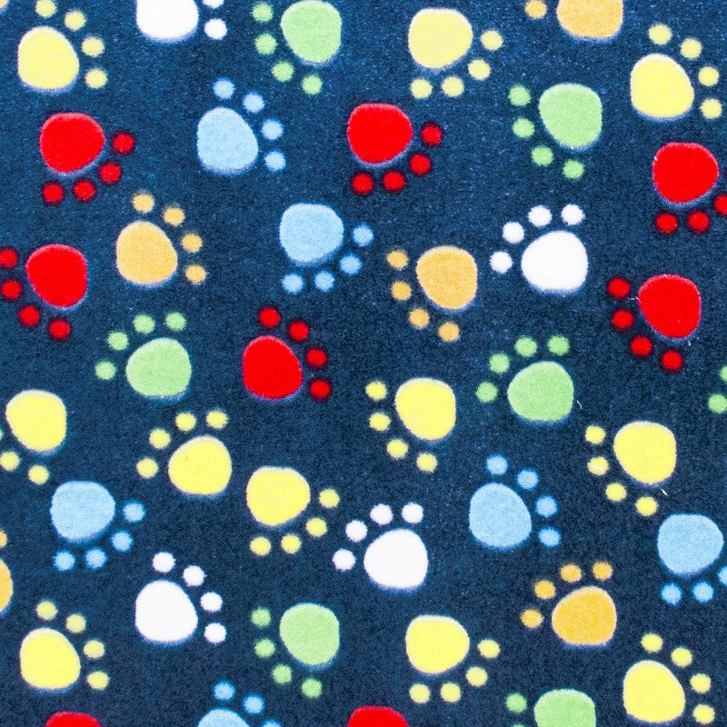 Minky Prints Navy Blue Background - Ribes y Casals