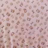 Minky Fabric Dog Print Camel - Ribes y Casals