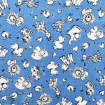 Minky Zoo Blue - Ribes y Casals