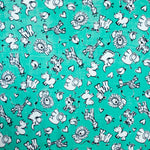 Minky Zoo Green - Ribes y Casals