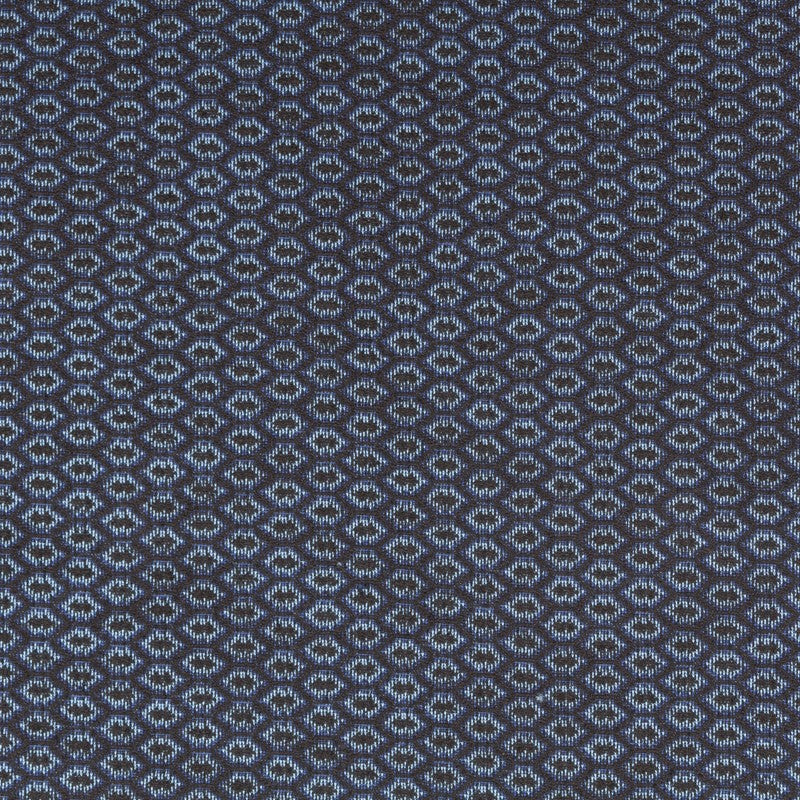 Jacquard Jersey Aztec Blue - Ribes y Casals