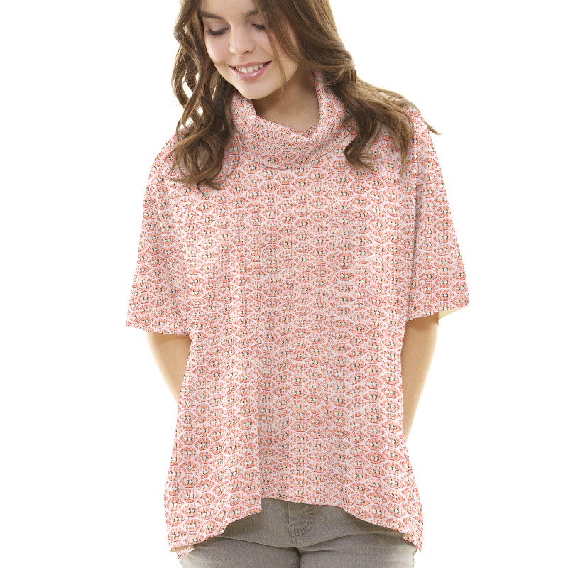 Jacquard Jersey Aztec Blue - Ribes y Casals