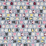 Cotton Velvet Animal Grey - Ribes y Casals