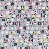 Cotton Velvet Animal Grey - Ribes y Casals