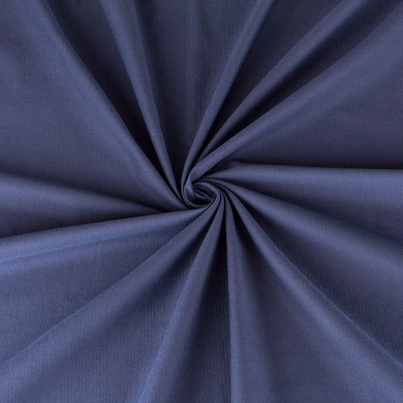 Cotton Velvet Fabric Navy - Ribes y Casals