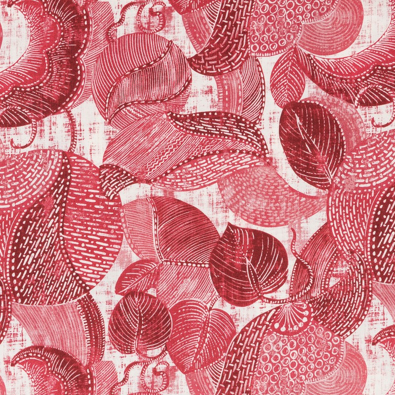 Patchwork Fabric Botanic Garnet - Ribes y Casals