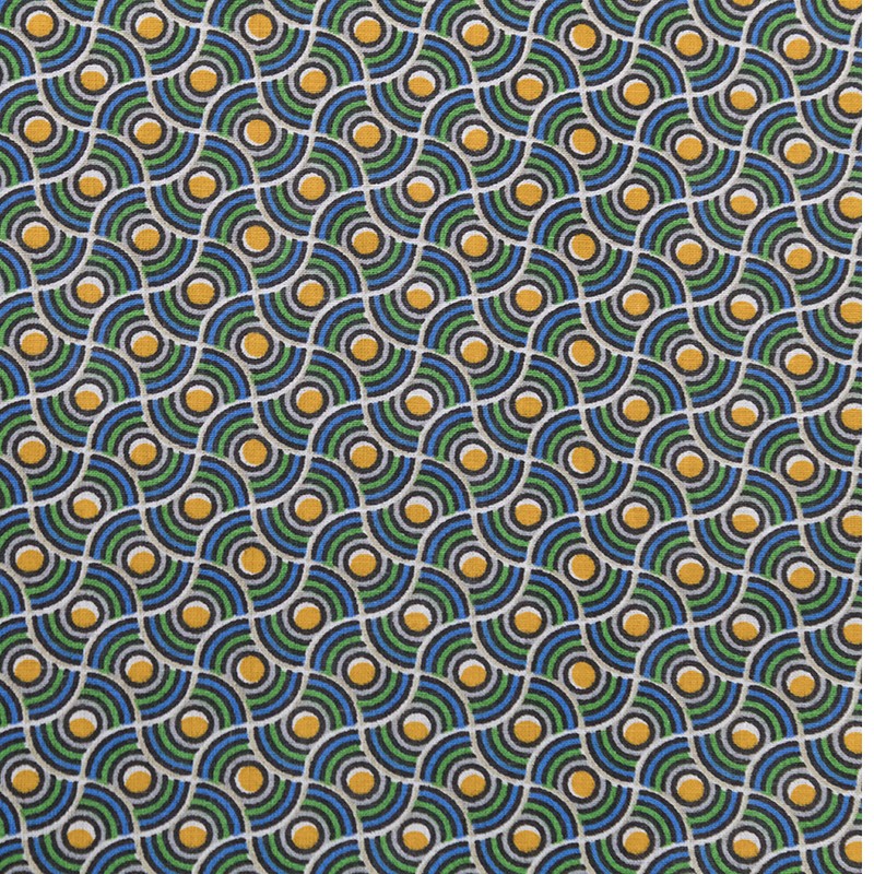 Patchwork Fabric Circles Yellow - Ribes y Casals
