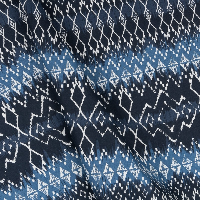 Patchwork Fabric Ethnic Blue - Ribes y Casals