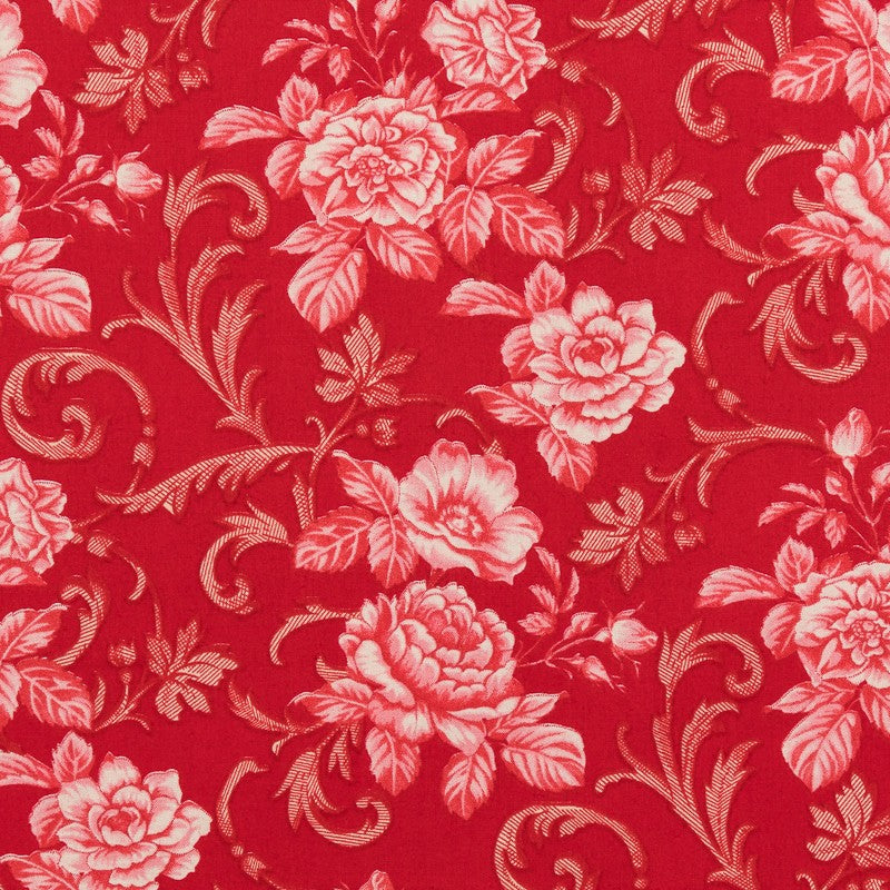 Patchwork Fabric Flower Vintage Red - Ribes y Casals