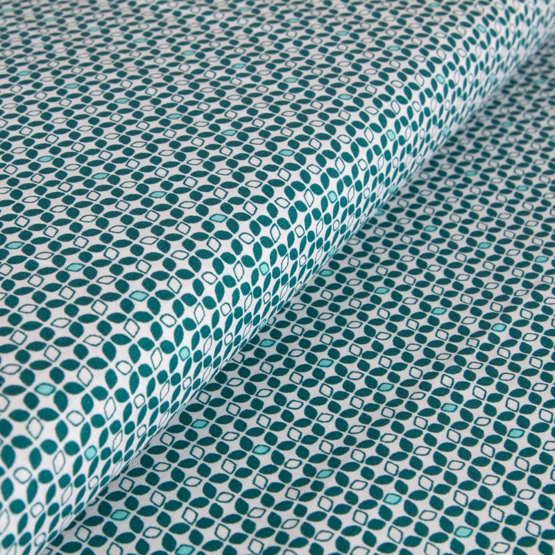 Patchwork Fabric Petals Navy Blue - Ribes y Casals