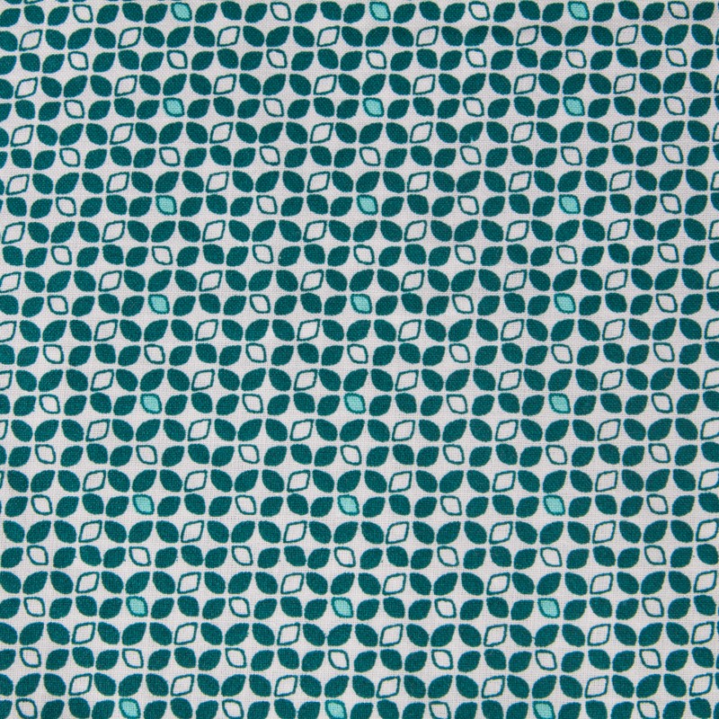 Patchwork Fabric Petals Navy Blue - Ribes y Casals