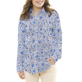 Patchwork Fabric Spring Blue - Ribes y Casals