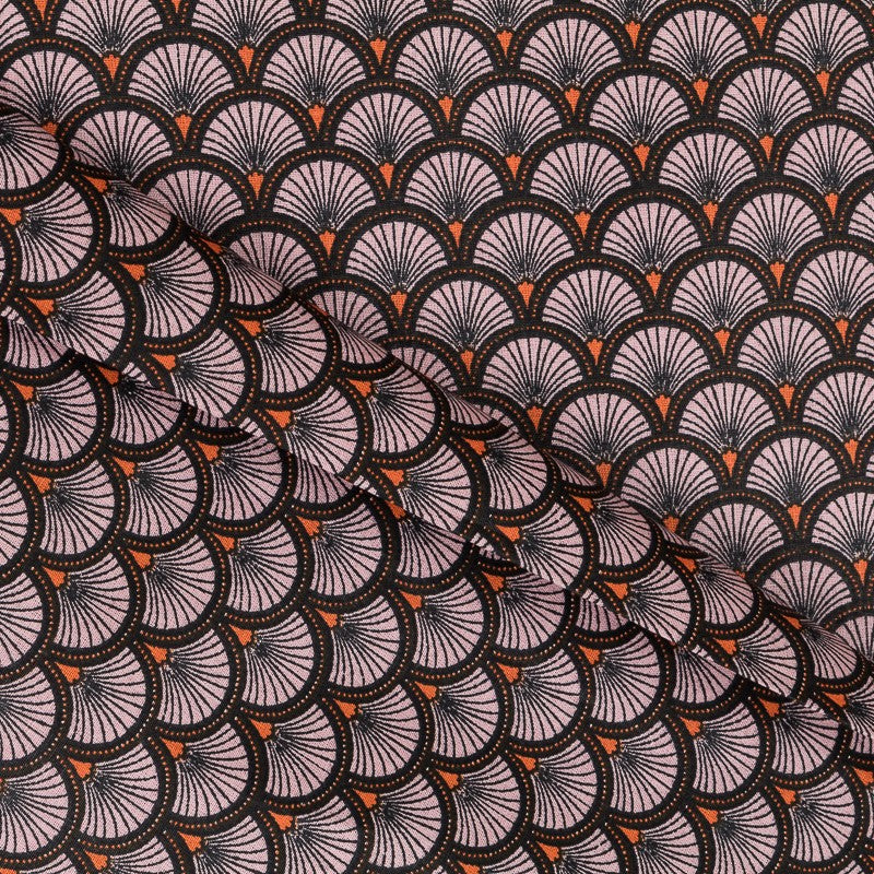 Patchwork Fabric Peacock Pink - Ribes y Casals