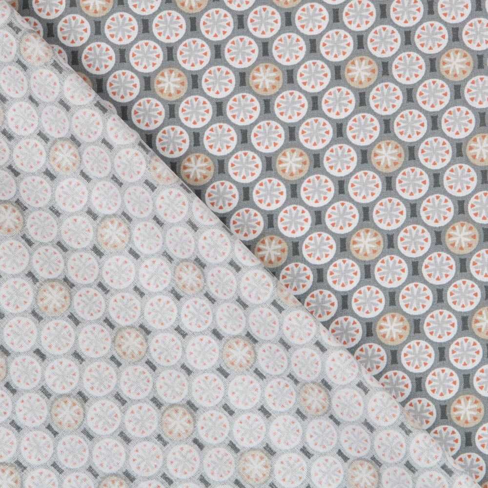 Rixos Patchwork Fabric Gray - Ribes y Casals