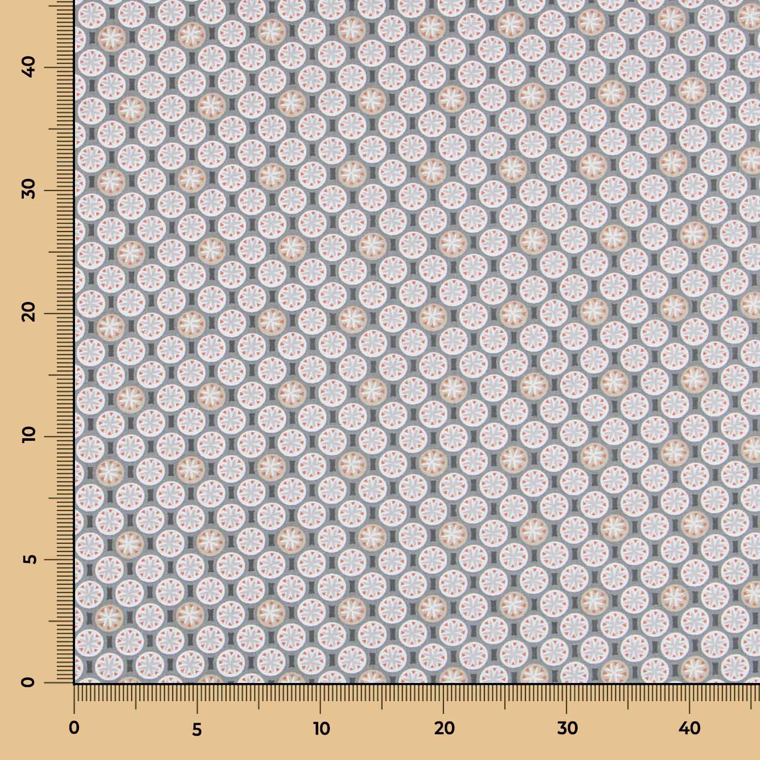 Rixos Patchwork Fabric Gray - Ribes y Casals