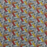 Patchwork Fabric Triangles Aqua - Ribes y Casals